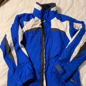 Columbia Ski Coat-Blue / Large